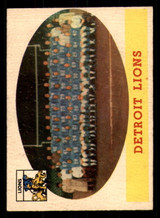 1958 Topps #115 Lions Team Very Good  ID: 387498