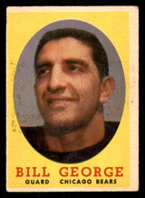 1958 Topps #119 Bill George Very Good ID: 387511 1958 Topps #119 Bill George Very Good ID: 387511
