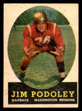1958 Topps #121 Jim Podoley UER Excellent+ 