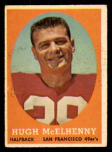 1958 Topps #122 Hugh McElhenny Very Good  ID: 387515