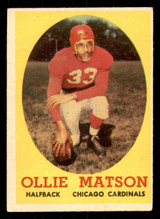 1958 Topps #127 Ollie Matson Excellent  ID: 387529