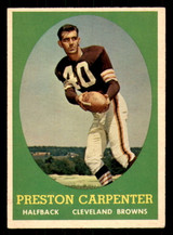 1958 Topps #128 Preston Carpenter Excellent  ID: 387532