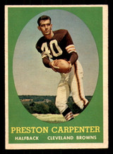 1958 Topps #128 Preston Carpenter Excellent  ID: 387533