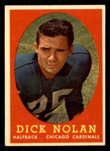 1958 Topps #131 Dick Nolan Excellent+ RC Rookie  ID: 387539