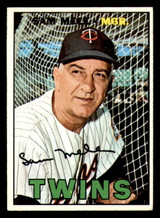 1967 Topps #418 Sam Mele MG Very Good ID: 387681 1967 Topps #418 Sam Mele MG Very Good ID: 387681