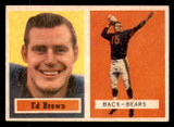 1957 Topps #43 Ed Brown Excellent 