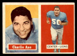 1957 Topps #56 Charlie Ane Excellent+  ID: 388153