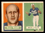 1957 Topps #86 Royce Womble Very Good ID: 388176 1957 Topps #86 Royce Womble Very Good ID: 388176