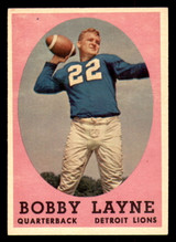 1958 Topps #2 Bobby Layne Ex-Mint ID: 388235 1958 Topps #2 Bobby Layne Ex-Mint ID: 388235