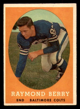 1958 Topps #120 Raymond Berry Excellent+  ID: 388260