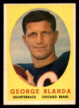 1958 Topps #129 George Blanda Excellent+  ID: 388262