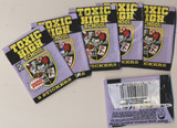 1991 Topps Toxic High School Lot 6 Unopened Wax Packs #*sku35375 1991 Topps Toxic High School Lot 6 Unopened Wax Packs #*sku35375