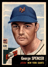 1953 Topps #115 George Spencer Ex-Mint  ID: 388373