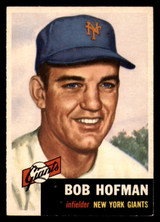 1953 Topps #182 Bobby Hofman Ex-Mint 
