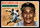 1956 Topps #9B Ruben Gomez White Backs Excellent+ 