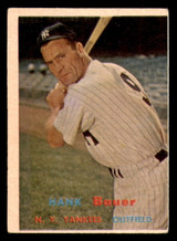 1957 Topps #240 Hank Bauer UER Very Good  ID: 388525