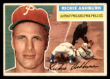1956 Topps #120A Richie Ashburn Grey Backs Excellent ID: 388702 1956 Topps #120A Richie Ashburn Grey Backs Excellent ID: 388702