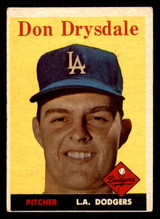 1958 Topps #25 Don Drysdale VG-EX 