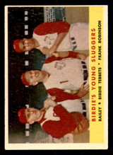 1958 Topps #386 Ed Bailey/Birdie Tebbetts/Frank Robinson Birdies' Young Sluggers Excellent  ID: 388884
