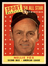 1958 Topps #479 Nellie Fox AS Excellent+ ID: 388920 1958 Topps #479 Nellie Fox AS Excellent+ ID: 388920
