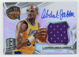 2014 Panini Spectra Basketball HOF  Kareem Abdul-Jabbar Auto Jersey /35