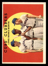 1959 Topps #147 Dale Long/Ernie Banks/Walt Moryn Cubs' Clubbers Excellent+ ID: 389551 1959 Topps #147 Dale Long/Ernie Banks/Walt Moryn Cubs' Clubbers Excellent+ ID: 389551