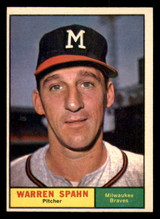 1961 Topps #200 Warren Spahn Ex-Mint  ID: 389623