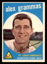 1959 Topps #6 Alex Grammas UER Excellent 