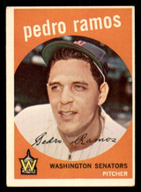 1959 Topps #78 Pedro Ramos Very Good  ID: 390329