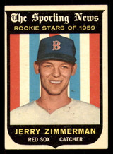 1959 Topps #146 Jerry Zimmerman Excellent RC Rookie  ID: 390430