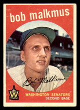 1959 Topps #151 Bobby Malkmus Excellent  ID: 390433