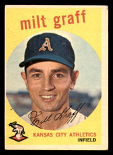 1959 Topps #182 Milt Graff Very Good ID: 390470 1959 Topps #182 Milt Graff Very Good ID: 390470