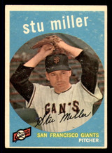 1959 Topps #183 Stu Miller Very Good ID: 390472 1959 Topps #183 Stu Miller Very Good ID: 390472