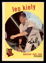 1959 Topps #199 Leo Kiely Miscut Red Sox ID:390493 1959 Topps #199 Leo Kiely Miscut Red Sox ID:390493