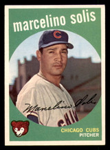 1959 Topps #214 Marcelino Solis Excellent+ RC Rookie  ID: 390521