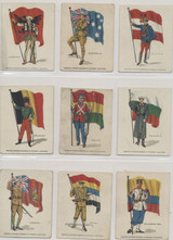 1914-16 T105 Assorted Standard Bearers Of Different Countries Thick Line Back  35/50 Will Sell Singles  #*sku35148