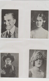 1921 D56 Bro Be Co Bread Bakery Insert Movie Stars Lot 7 Different #*sku35467 1921 D56 Bro Be Co Bread Bakery Insert Movie Stars Lot 7 Different #*sku35467