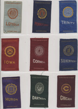 1910 S-25 COLLEGE SEALS LOT OF (13) 2 BY 3 INCHES   #*sku35478