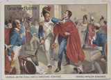 1910 Hidden Object Puzzle Napoleon Bonaparte 4 X 5 3/8 inches  #*sku35488