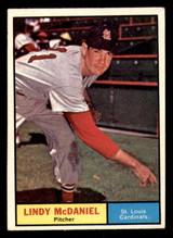 1961 Topps #266 Lindy McDaniel Excellent 1961 Topps #266 Lindy McDaniel Excellent