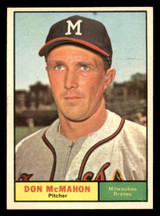 1961 Topps #278 Don McMahon Excellent+ ID: 391050 1961 Topps #278 Don McMahon Excellent+ ID: 391050