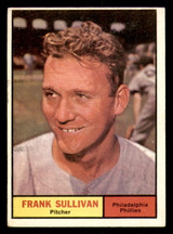 1961 Topps #281 Frank Sullivan Excellent  ID: 391053