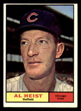 1961 Topps #302 Al Heist Excellent+ RC Rookie  ID: 391073