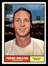 1961 Topps #335 Frank Bolling Excellent+ ID: 391105 1961 Topps #335 Frank Bolling Excellent+ ID: 391105