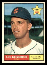 1961 Topps #462 Lou Klimchock Ex-Mint  ID: 391236