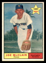 1961 Topps #488 Joe McClain Ex-Mint RC Rookie  ID: 391278