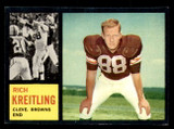 1962 Topps #29 Rich Kreitling Ex-Mint  ID: 391450