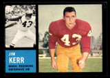1962 Topps #173 Jim Kerr VG-EX 1962 Topps #173 Jim Kerr VG-EX