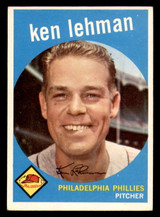 1959 Topps #31 Ken Lehman UER Excellent+  ID: 391605