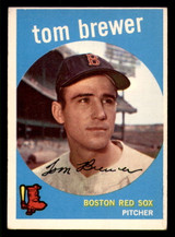 1959 Topps #55 Tom Brewer Very Good  ID: 391627